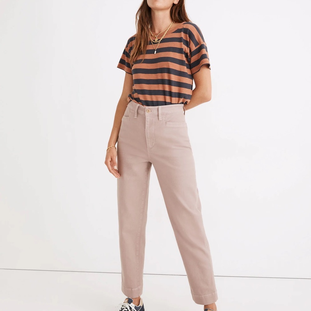 Slim Emmett Tapered Pants in Vintage Petal